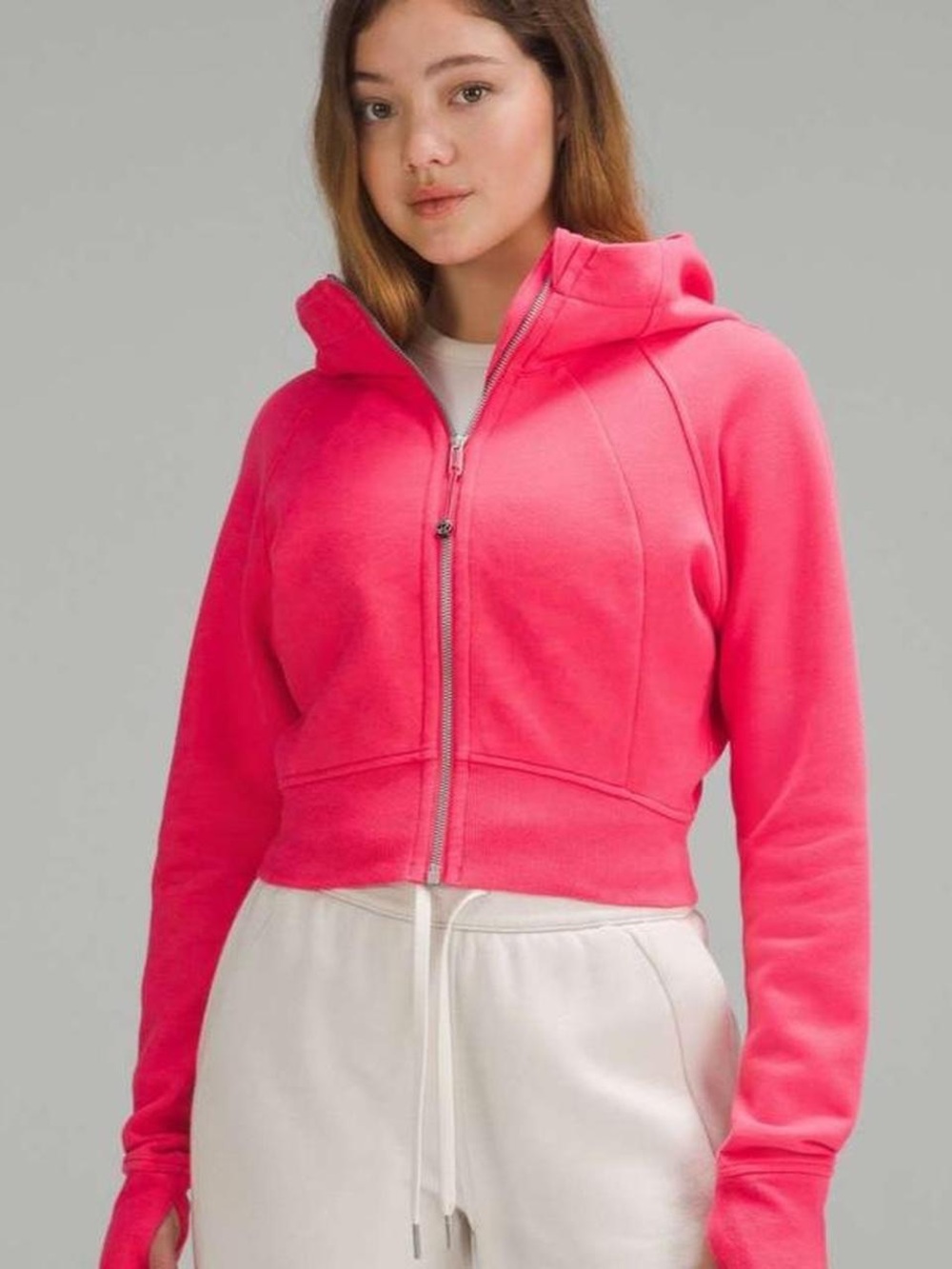 Lululemon cropped Full Zip scuba Jacket